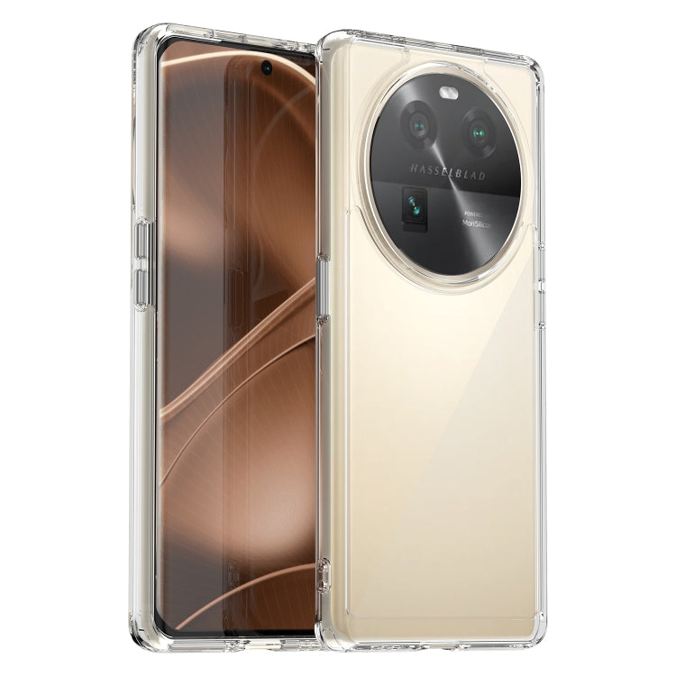 Custodia per telefono in acrilico + TPU serie colorata, For OPPO Find X6 5G