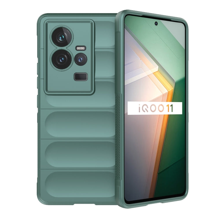 Magic Shield TPU + custodia per telefono in flanella, For vivo iQOO 11 5G, For vivo iQOO 11 Pro 5G