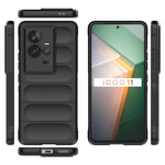 Magic Shield TPU + custodia per telefono in flanella, For vivo iQOO 11 5G, For vivo iQOO 11 Pro 5G