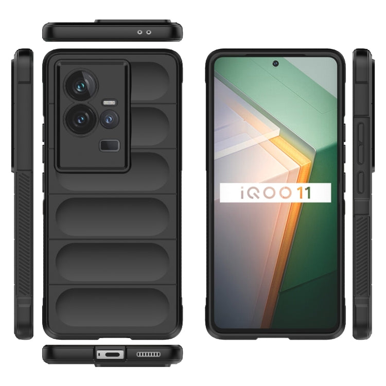 Magic Shield TPU + custodia per telefono in flanella, For vivo iQOO 11 5G, For vivo iQOO 11 Pro 5G