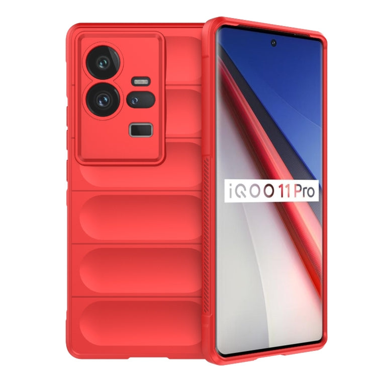 Magic Shield TPU + custodia per telefono in flanella, For vivo iQOO 11 5G, For vivo iQOO 11 Pro 5G