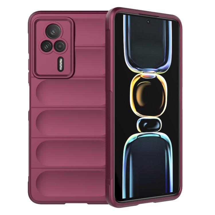 Magic Shield TPU + custodia per telefono in flanella, For Xiaomi Redmi K60E 5G, For OnePlus 11 5G