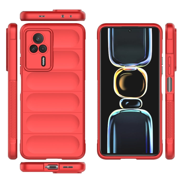Magic Shield TPU + custodia per telefono in flanella, For Xiaomi Redmi K60E 5G, For OnePlus 11 5G