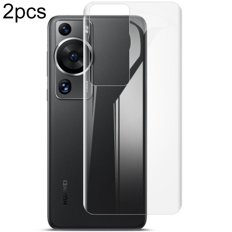 2 pezzi di protezione per la schiena Pnone con film idrogel curvo imak, For Huawei P60 / P60 Pro, For OnePlus Ace 2 / 11R 5G, For OnePlus 11 5G, For OPPO Find X6 5G, For OPPO Find X6 Pro 5G