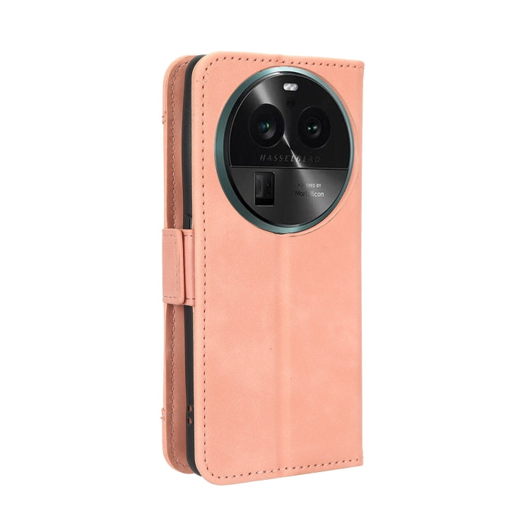 Custodia portafoglio in pelle per OPPO Find X6