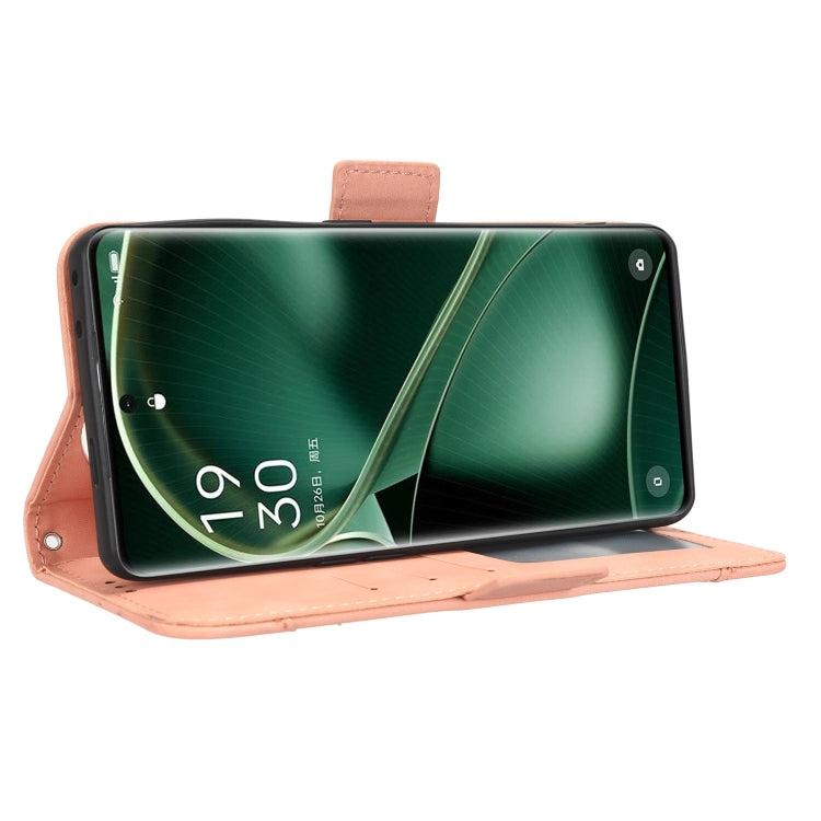 Custodia portafoglio in pelle per OPPO Find X6