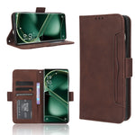 Custodia portafoglio in pelle per OPPO Find X6