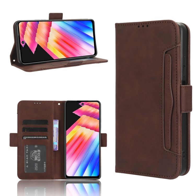 Custodia in pelle con slot carte per Infinix Hot 30