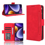 Custodia portafoglio in pelle con slot carte per Xiaomi Redmi Not