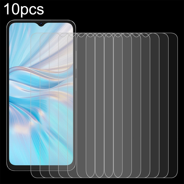 Pellicola in vetro temperato 10 pezzi 0,26 mm 9H 2,5D, For Nokia XR21 (10 PCS), For Blackview Oscal C70 (10 PCS)