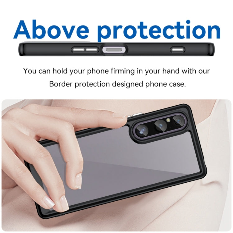 Custodia acrilico TPU per Sony Xperia 1 V