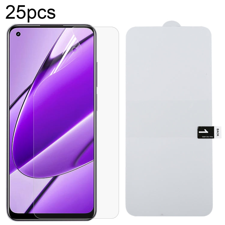 Pellicola idrogel antideflagrante per protezione schermo intero da 25 pezzi, For Realme P4R 5G, For Realme C100i 4G, For Realme C100x 4G, For Realme C100 5G, For Realme C100 4G, For Realme Narzo 100 Lite 5G, For Realme C51s, For Realme C71 India       ...
