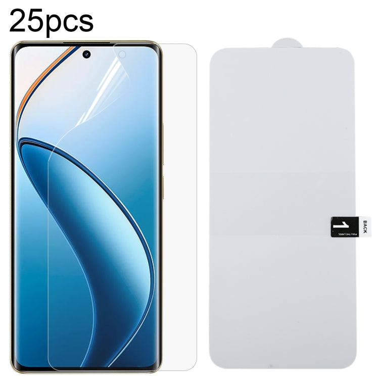 Pellicola idrogel antideflagrante per protezione schermo intero da 25 pezzi, For Realme P4R 5G, For Realme C100i 4G, For Realme C100x 4G, For Realme C100 5G, For Realme C100 4G, For Realme Narzo 100 Lite 5G, For Realme C51s, For Realme C71 India       ...