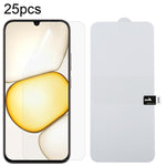Pellicola idrogel antideflagrante per protezione schermo intero da 25 pezzi, For Realme P4R 5G, For Realme C100i 4G, For Realme C100x 4G, For Realme C100 5G, For Realme C100 4G, For Realme Narzo 100 Lite 5G, For Realme C51s, For Realme C71 India       ...