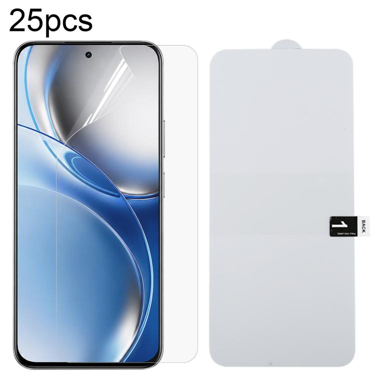 Pellicola idrogel antideflagrante per protezione schermo intero da 25 pezzi, For Realme P4R 5G, For Realme C100i 4G, For Realme C100x 4G, For Realme C100 5G, For Realme C100 4G, For Realme Narzo 100 Lite 5G, For Realme C51s, For Realme C71 India       ...