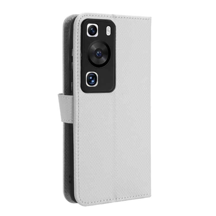 Custodia in pelle con trama a diamante per Huawei P60
