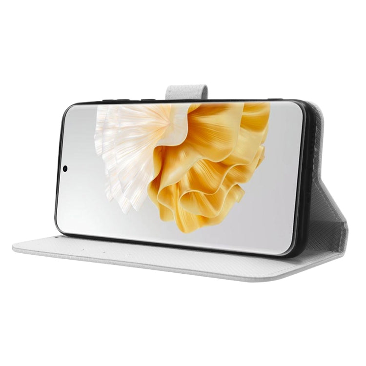 Custodia in pelle con trama a diamante per Huawei P60