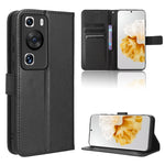 Custodia in pelle con trama a diamante per Huawei P60