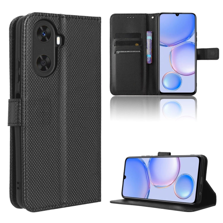 Custodia in pelle con trama a diamante per Huawei P60