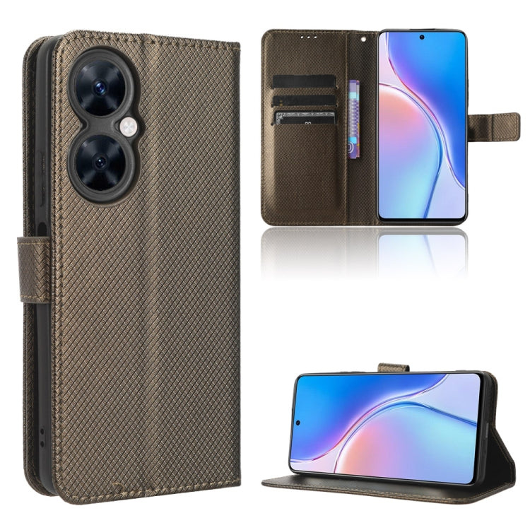 Custodia in pelle con trama a diamante per Huawei P60