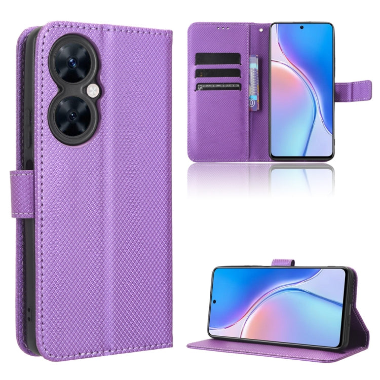 Custodia in pelle con trama a diamante per Huawei P60