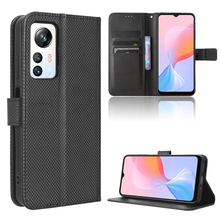 Custodia in pelle con trama a diamante per Huawei P60