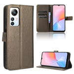 Custodia in pelle con trama a diamante per Huawei P60