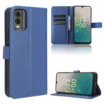 Custodia in pelle con trama a diamante per Nokia C22