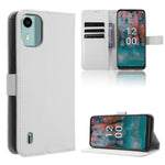 Custodia in pelle con trama a diamante per Nokia C22