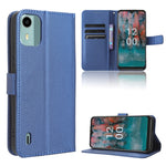 Custodia in pelle con trama a diamante per Nokia C22