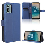 Custodia in pelle con trama a diamante per Nokia C22