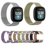 Cinturino Milanese Magnetico in Acciaio per Fitbit Versa 4 e 3