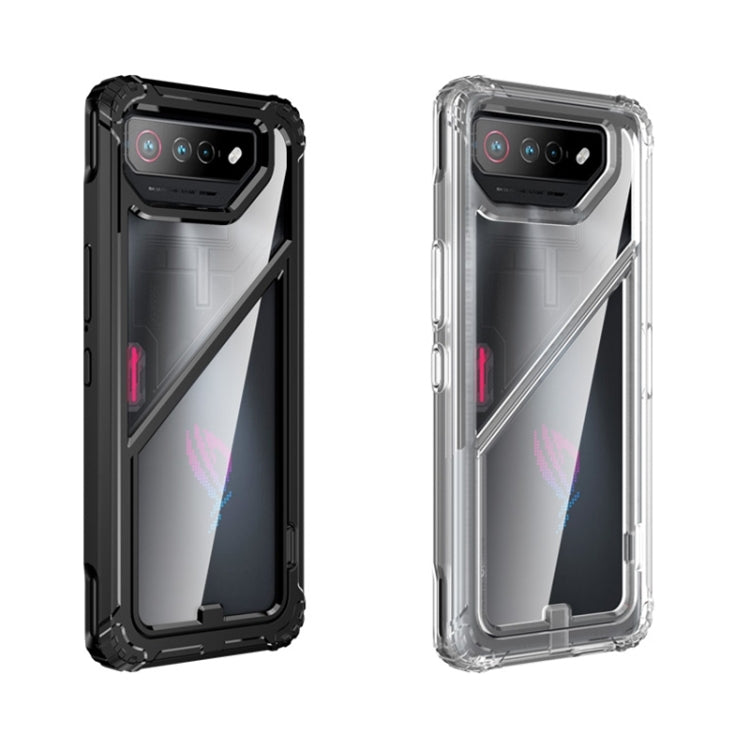 Custodia per telefono antiurto PC + TPU con supporto magnetico, For Asus ROG Phone 8 Pro, For Asus ROG Phone 7 / 7 Ultimate