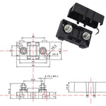 Portafusibili auto 4 in 1 ANS-H con fusibili 30A-150A