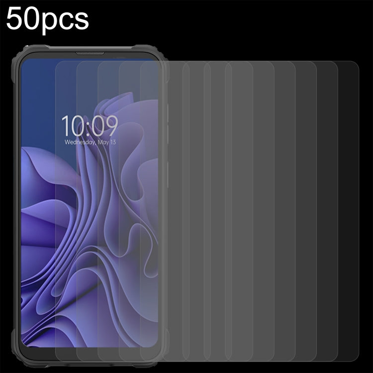 50 pellicole in vetro temperato 0,26 mm 9H 2,5D, For Orbic Q10 4G (50 PCS), For Blackview BV5300 (50 PCS), For Blackview BV5300 Pro (50 PCS), For Itel A18 (50 PCS), For Tecno Camon 20 (50 PCS), For Tecno Camon 20 Pro (50 PCS), For Tecno Pop 5X (50 PCS)