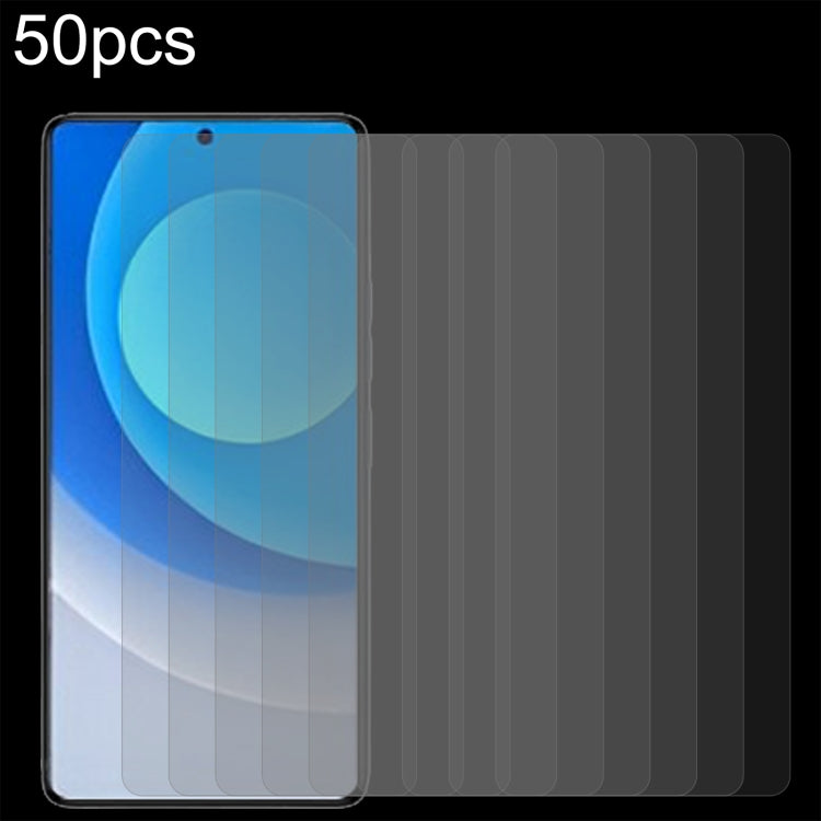 50 pellicole in vetro temperato 0,26 mm 9H 2,5D, For Orbic Q10 4G (50 PCS), For Blackview BV5300 (50 PCS), For Blackview BV5300 Pro (50 PCS), For Itel A18 (50 PCS), For Tecno Camon 20 (50 PCS), For Tecno Camon 20 Pro (50 PCS), For Tecno Pop 5X (50 PCS)