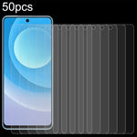 50 pellicole in vetro temperato 0,26 mm 9H 2,5D, For Ulefone Note 16 Pro (50 PCS), For Tecno Camon 20 Pro 5G(50 PCS), For Tecno Camon 20 Premier(50 PCS)