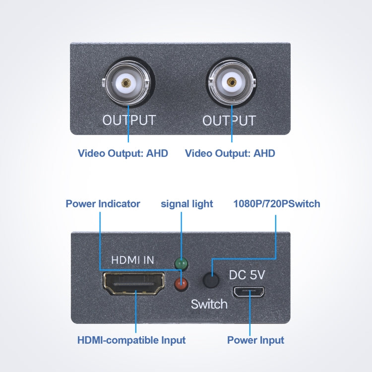 Convertitore video HDMI a AHD 1080P NK-C9