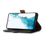 Custodia portafoglio in pelle con RFID per Samsung Galaxy M54