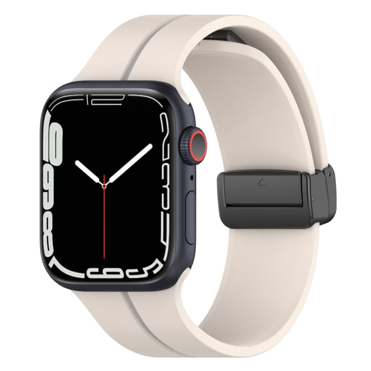 Cinturino in silicone con fibbia pieghevole per Apple Watch 8