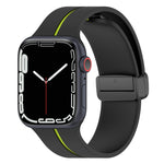Cinturino in silicone con fibbia pieghevole per Apple Watch SE 20