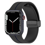 Cinturino in silicone con fibbia pieghevole per Apple Watch SE 20