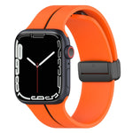 Cinturino in silicone con fibbia pieghevole per Apple Watch 6