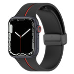 Cinturino in silicone con fibbia pieghevole per Apple Watch 6