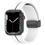 Cinturino in silicone con fibbia pieghevole a due colori, For Apple Watch 5 40mm, For Apple Watch SE 2023 40mm