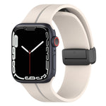 Cinturino in silicone con fibbia pieghevole a due colori, For Apple Watch 5 40mm, For Apple Watch SE 2023 40mm
