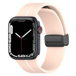 Cinturino in silicone con fibbia pieghevole a due colori, For Apple Watch 42mm, For Apple Watch Ultra 2 49mm