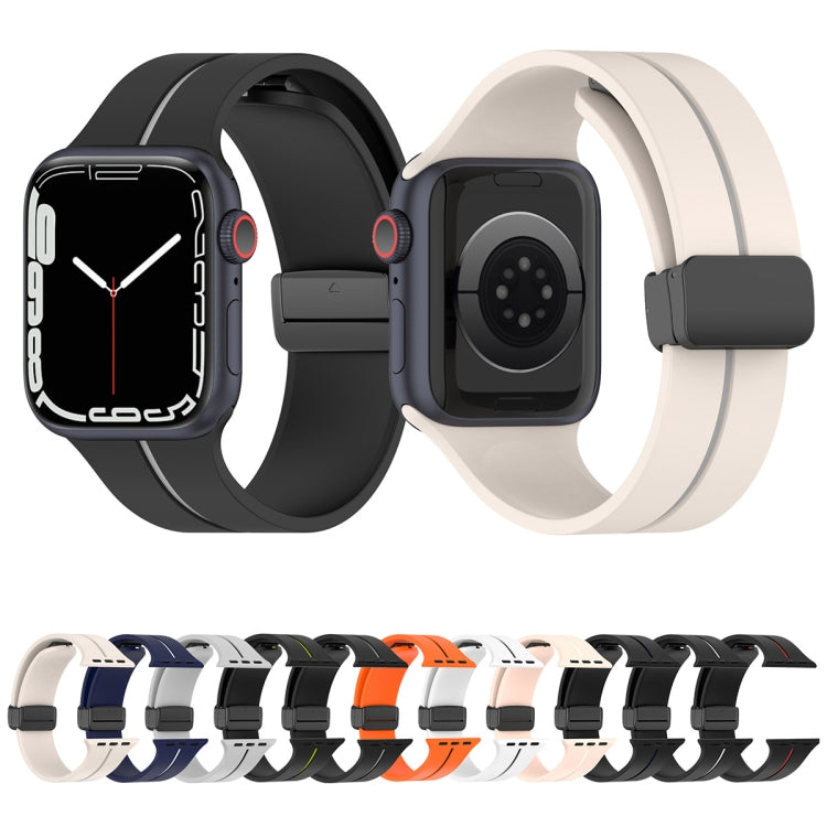 Cinturino in silicone con fibbia pieghevole per Apple Watch 6