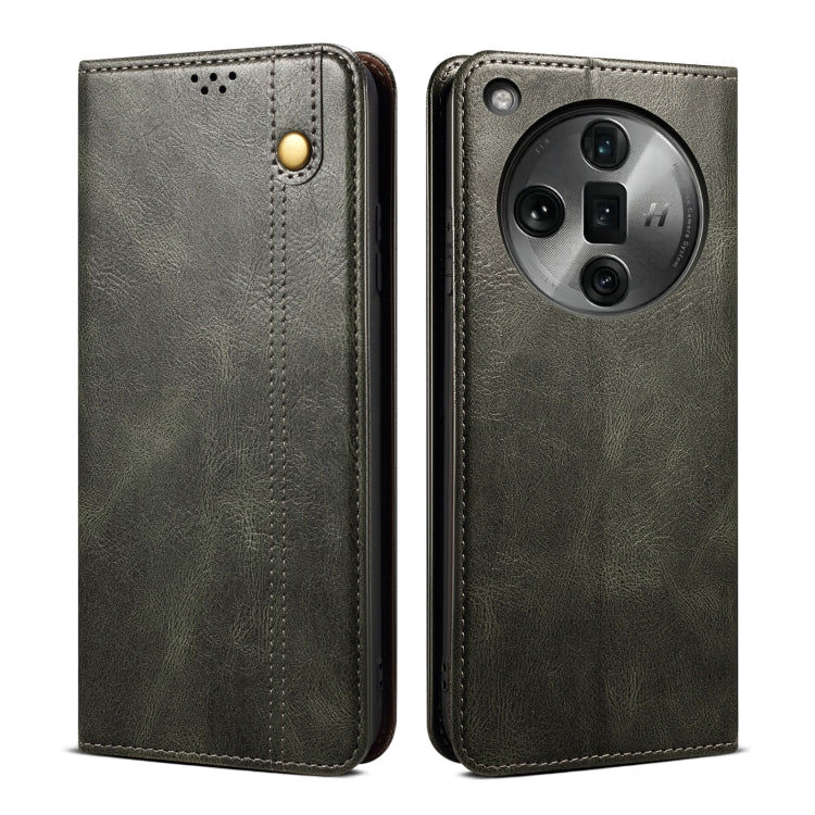 Custodia portafoglio in pelle per OPPO A98 5G e altri