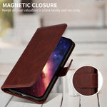 Custodia in pelle a conchiglia per Huawei nova 16